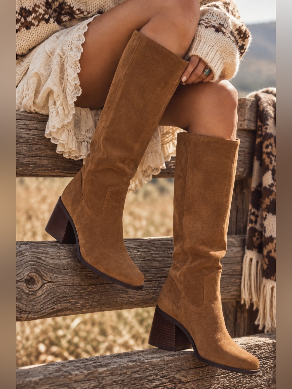 New Vince Camuto Wide Calf Sangeti Suede Boots